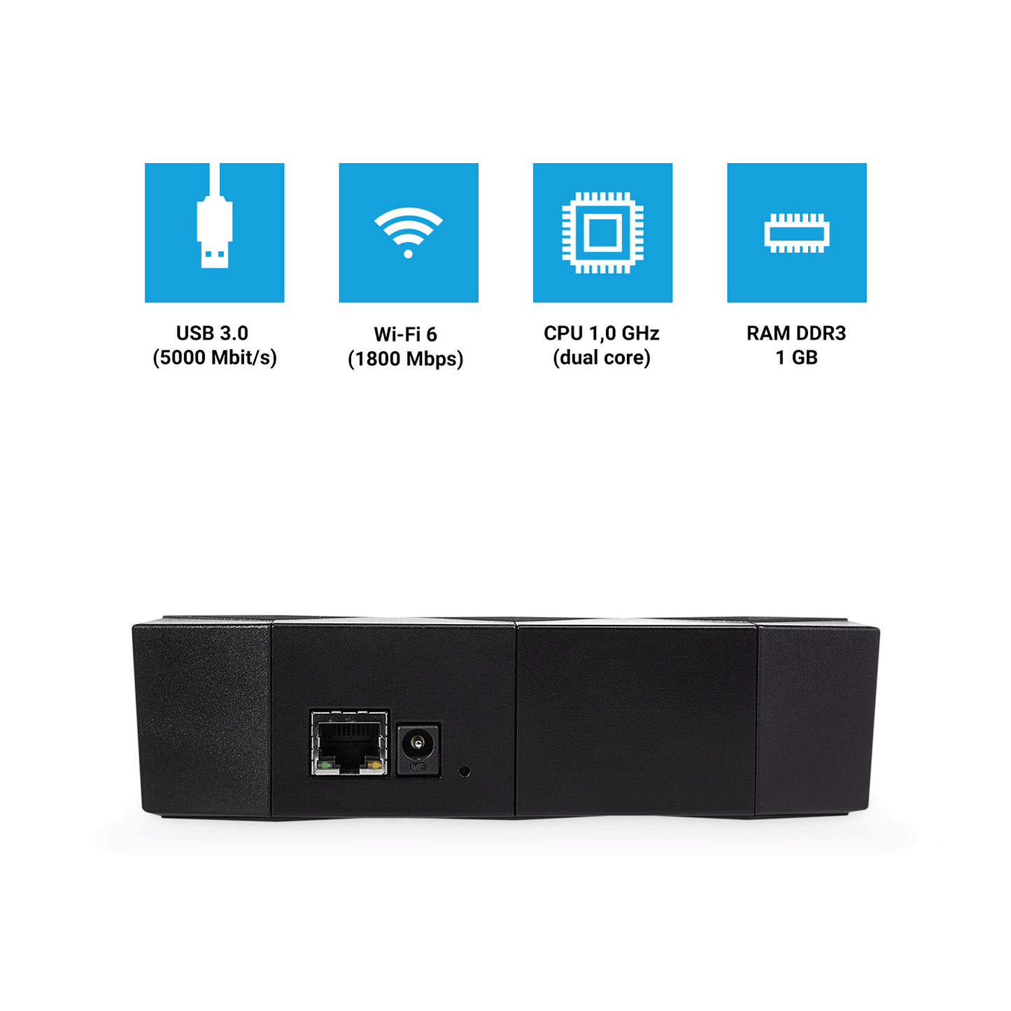 Turris MOX Power Wi-Fi | Router modulare, Open Source e Sicuro | CPU 1 GHz Dual Core, 512 MB RAM, 2,4/5 GHz WiFi, USB 3.0, aggiornamenti Automatici, VPN, Nas, Firewall adattivo