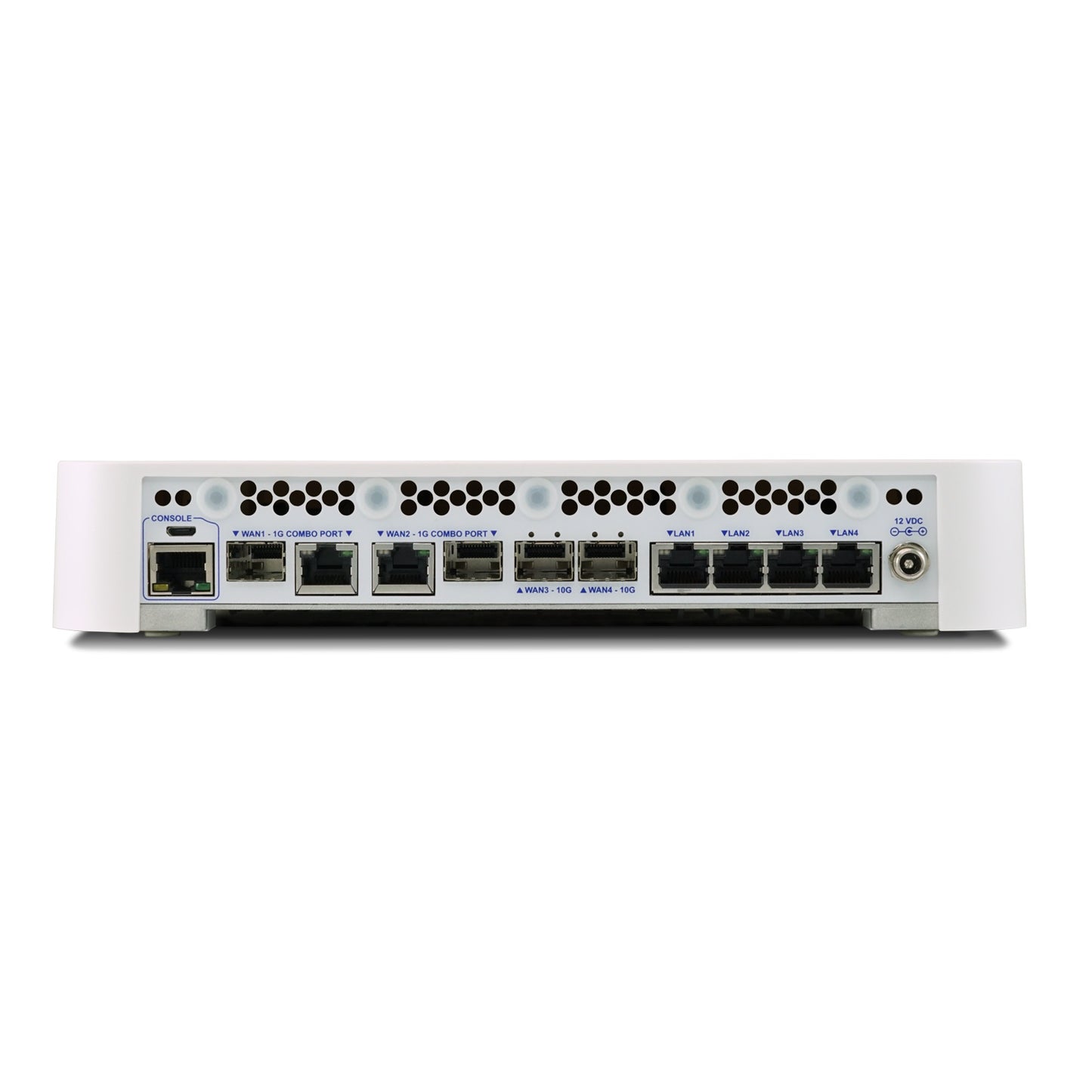 Netgate 6100 MAX - PfSense+ Security Gateway - Firewall VPN Router - 2x 10 GbE SFP+ Ports - 2x 1 GbE Combo Ports (RJ45/SFP) 4x 2.5 Gbps Ports - EU Power Adapter - Firewall Professionale - NGF