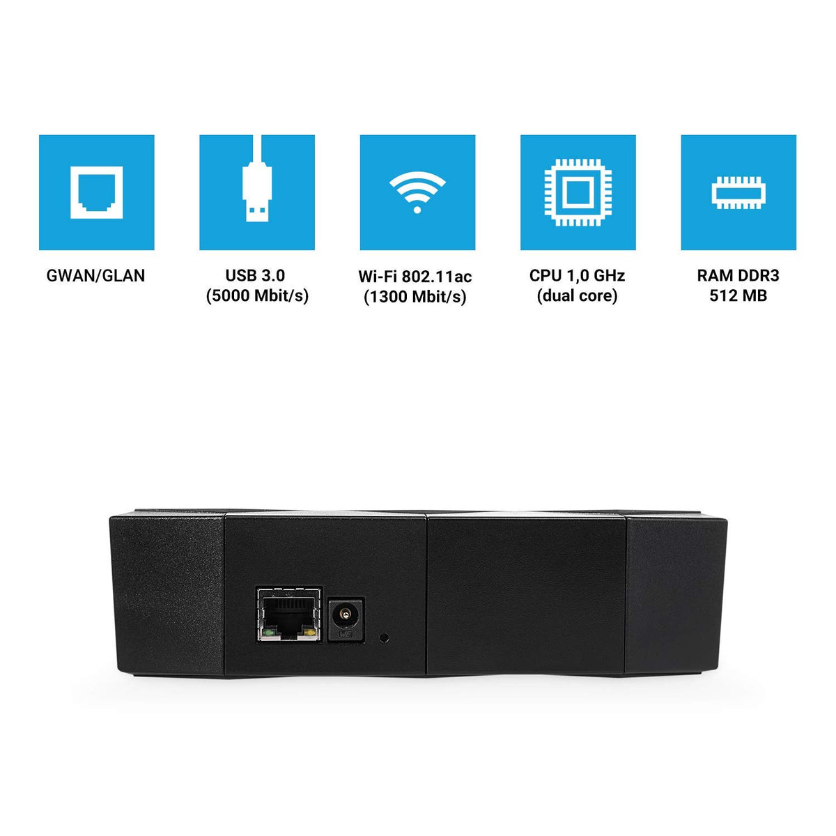 Turris MOX Power – Router modulare OpenWrt Wi-Fi dual-band, VPN, NAS