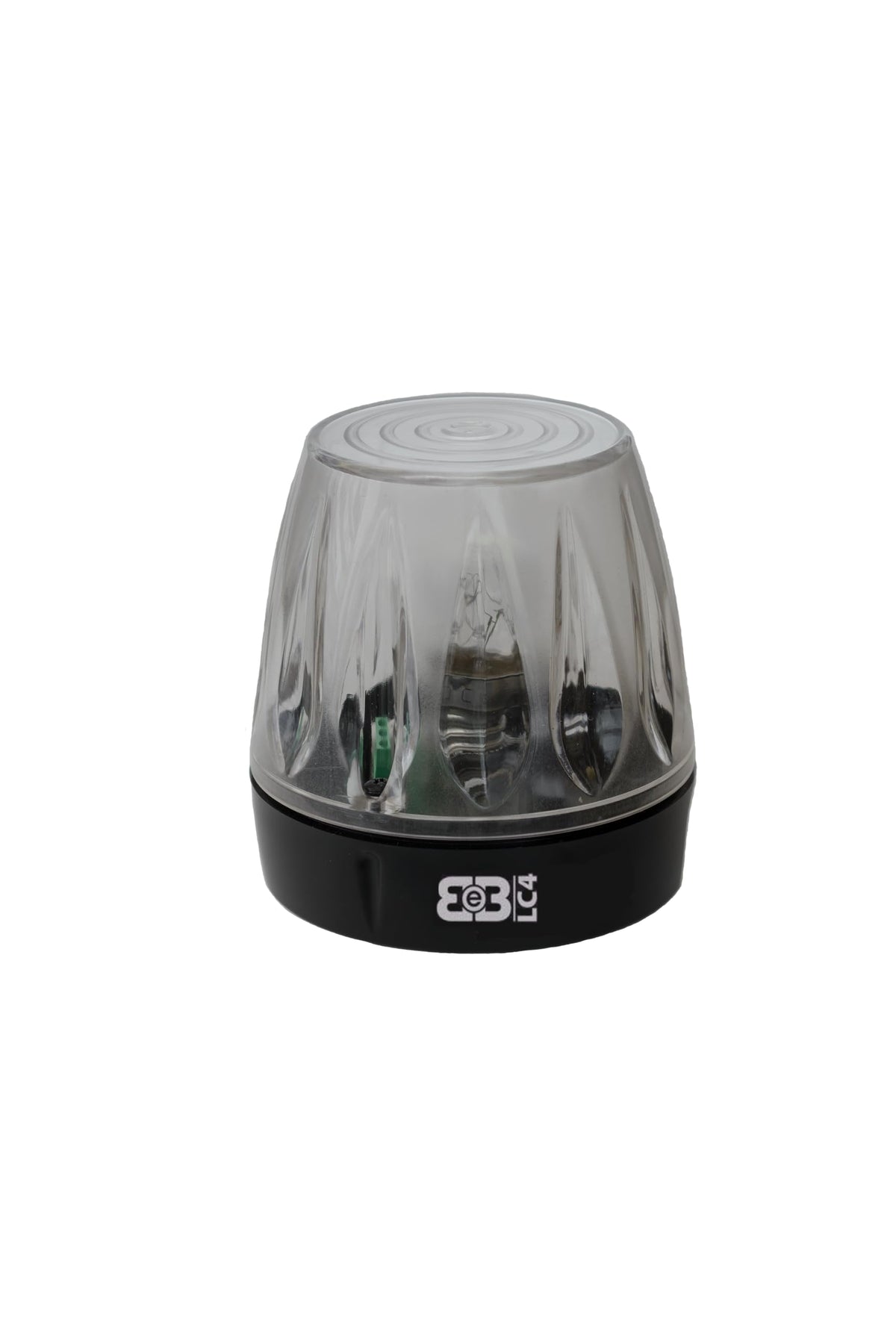 Lampeggiatore LED 12V-230V Calotta Trasparente – LC4-230B