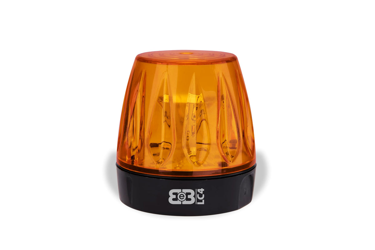 Lampeggiatore LED 12V-230V Calotta Arancio – LC4-230A