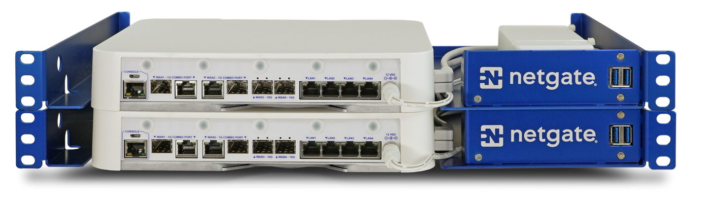 NETGATE Router 8200 MAX - PfSense+ Security Gateway - Firewall VPN Router - Ram 16Gb DDR4 - Storage 128Gb M.2 SATA SSD - Flexible 5-port combination - EU Power Adapter - NGFW