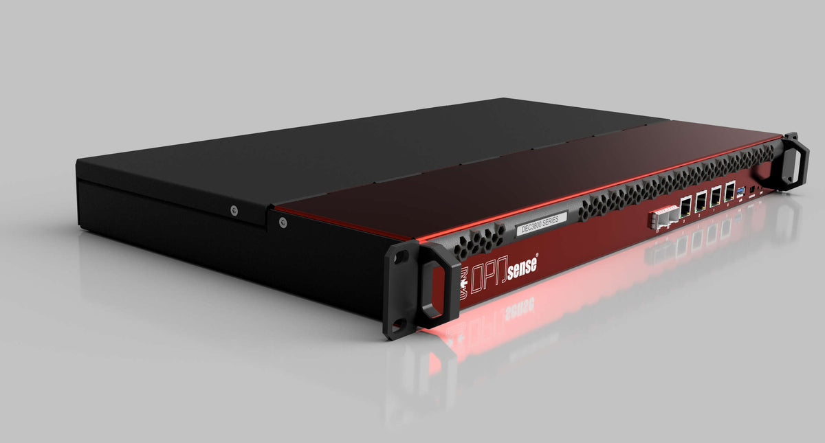 Deciso DEC3852 — vista obliqua frontale — immagine rappresentativa della famiglia DEC3800; configurazione specifica indicata nella scheda