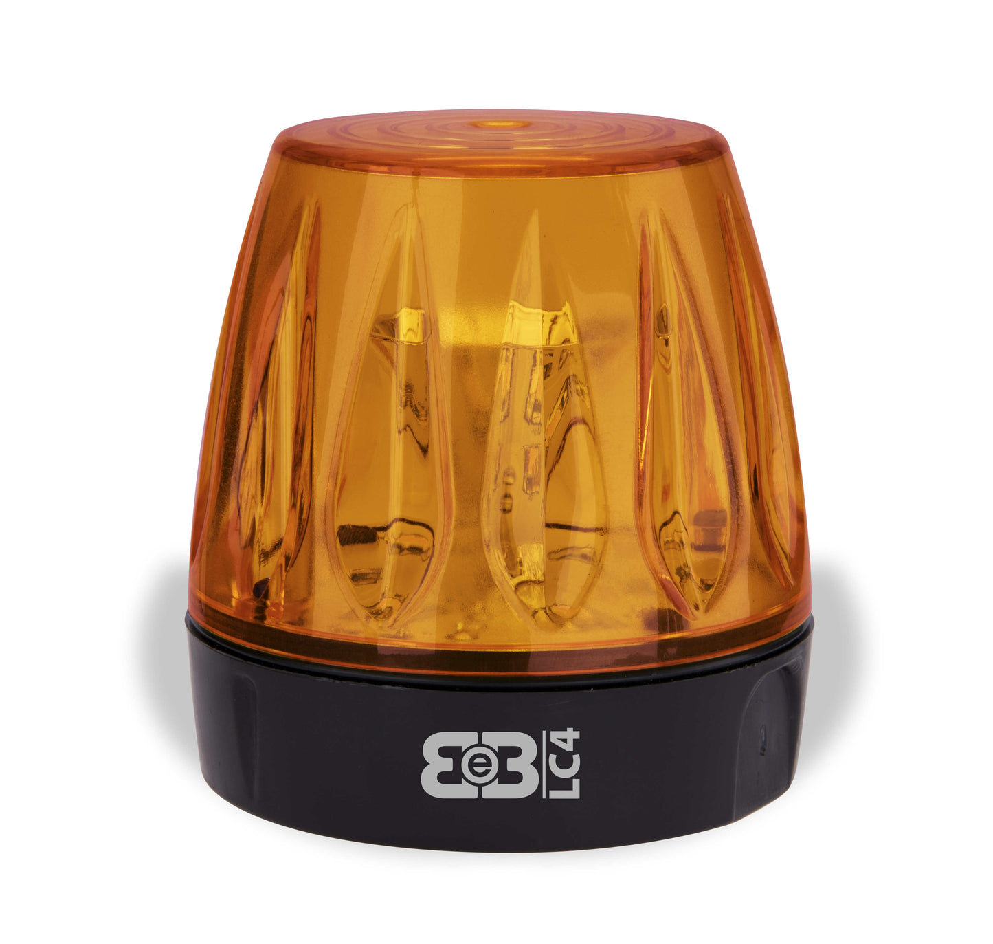 Lampeggiatore LED Multitensione 12V-230V Calotta Arancio per Cancelli Automatici Barriere Automazione - LC4-230A