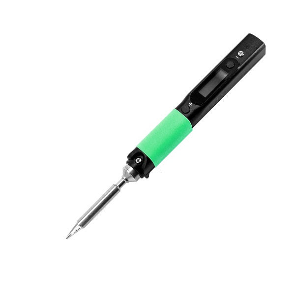 Pinecil V2 - Saldatore a stagno Portatile, USB-C PD e 12V- 24V DC5525 Barrel Jack, smart Riscaldamento Rapido, Temperatura Regolabile, Bluetooth, Schermo Digitale punta ST-B2, SMD, Integrati, IronOS