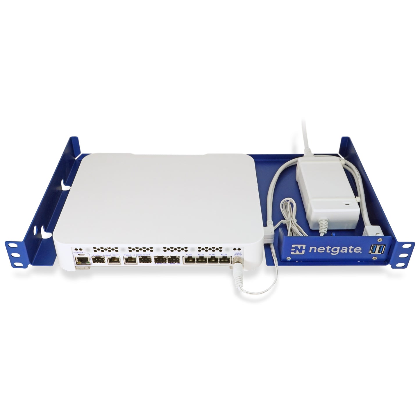 NETGATE Router 8200 MAX - PfSense+ Security Gateway - Firewall VPN Router - Ram 16Gb DDR4 - Storage 128Gb M.2 SATA SSD - Flexible 5-port combination - EU Power Adapter - NGFW