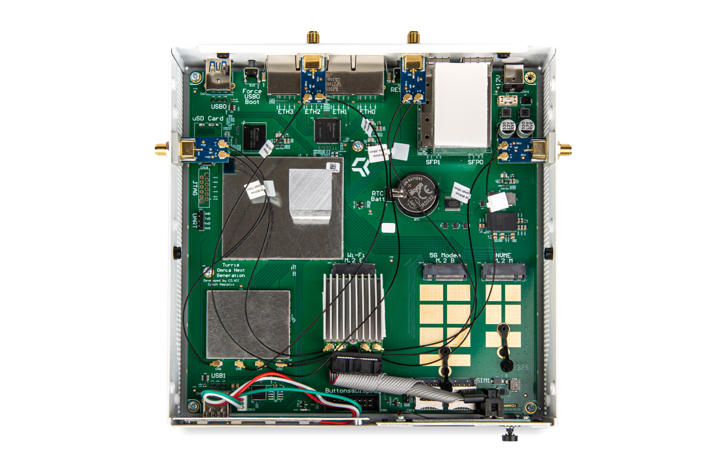 Turris Omnia NG - Wi-Fi 7 - 2x 10Gbps 4x 2.5 Gbps - OpenWRT