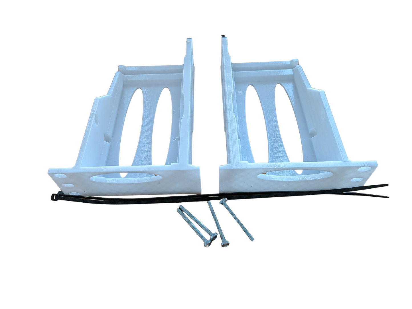 Kit Rack 1U per Netgate 6100 BASE e MAX – Staffa Montaggio Rack 19" Stampata 3D