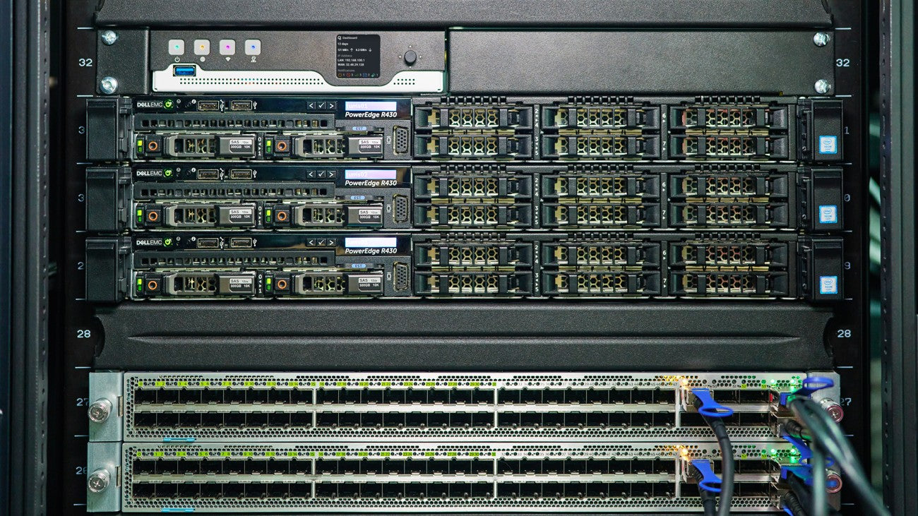 Kit di Montaggio Rack 19" per Turris Omnia NG (1U) – Staffe in Metallo con Supporto Alimentatore – Nero