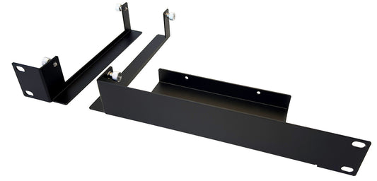 Kit di Montaggio Rack 19" per Turris Omnia NG (1U) – Staffe in Metallo con Supporto Alimentatore – Nero